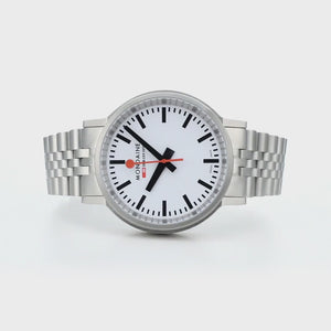 Mondaine Stop2Go Automatic Watch MST.4101B.SJ.2SE