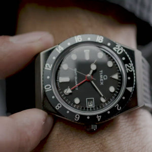 Q Timex GMT 38mm Watch TW2V38200
