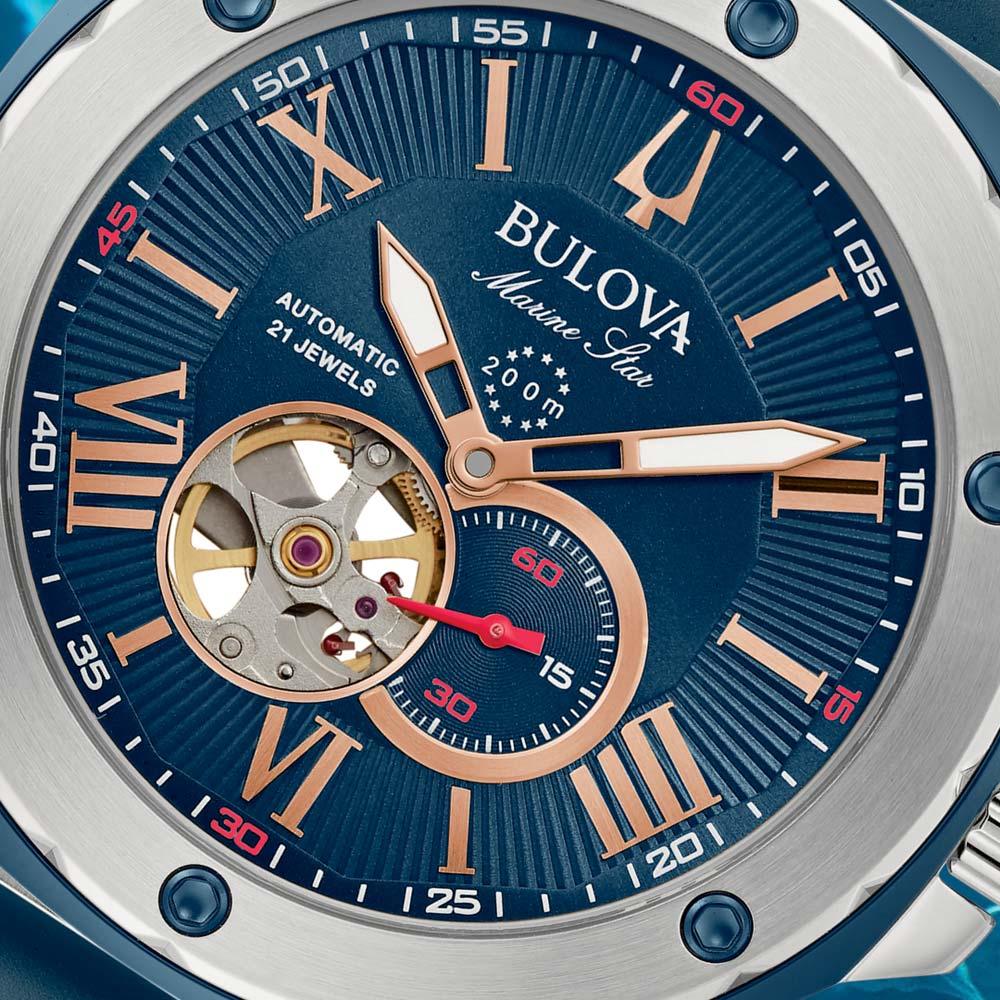 Bulova Marine Star Automatic Watch 98A272 45mm