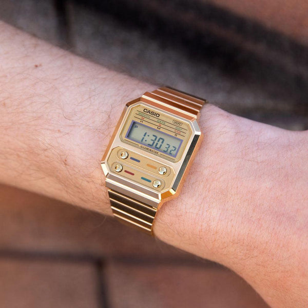 Casio Vintage Series Gold Watch A100WEG-9A