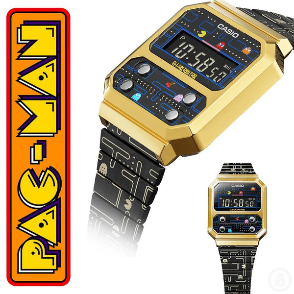 Casio Vintage x Pac-Man Watch A100WEPC-1B