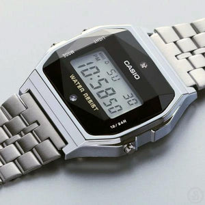 Casio Vintage Diamond Watch A159WAD-1 - Scarce & Co