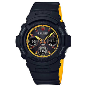 G-Shock Special Black Yellow Colour Watch AWG-M100SBY-1A