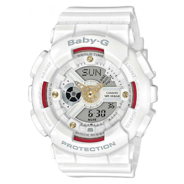 Baby-G Genuine Diamond Index Ladies Watch  BA-110DDR-7A
