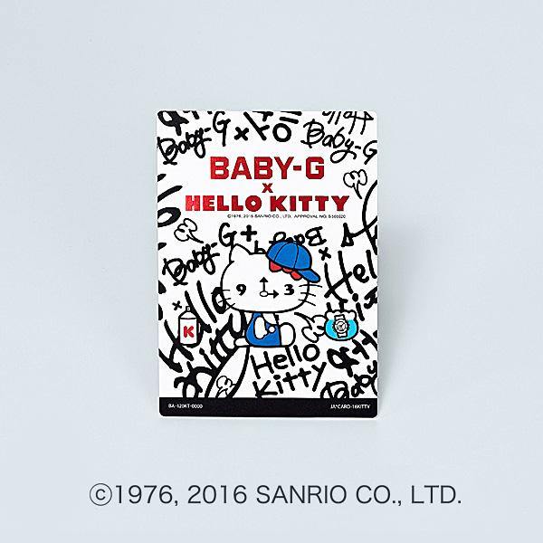 Baby-G Hello Kitty Watch BA-120KT-7A Card