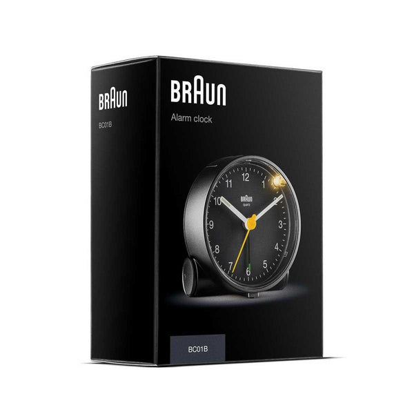 Braun Classic Analogue Alarm Clock BC01B - Scarce & Co
