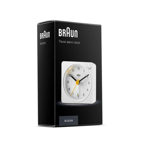 Braun Classic White Travel Alarm Clock BC02XW