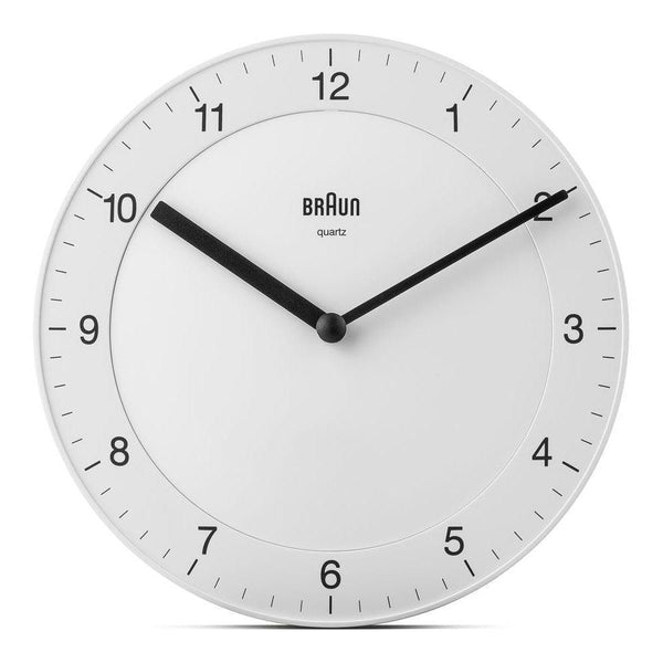 Braun Classic 20cm White Wall Clock BC06W