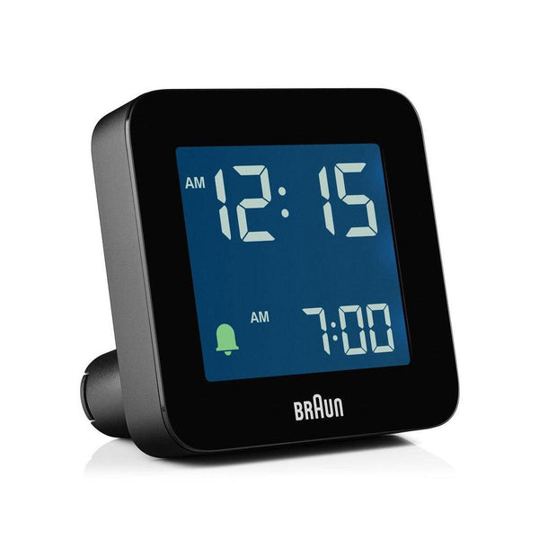 Braun Black Digital Alarm Clock BC09B