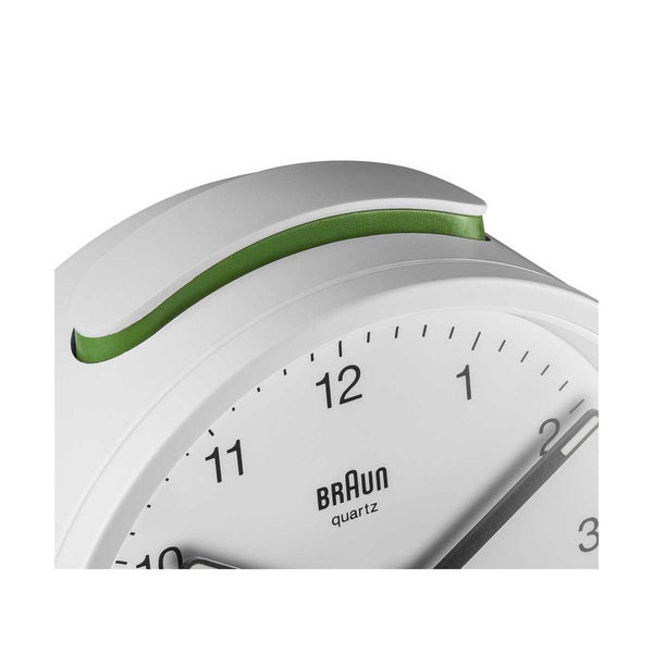 Braun Classic White Analogue Alarm Clock BC12W