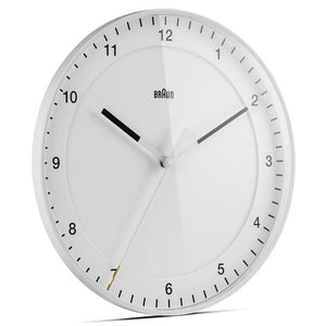 Braun Classic 30cm White Wall Clock BC17W