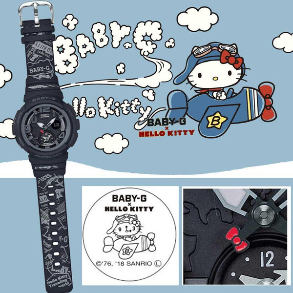 Baby-G Hello Kitty Black Watch BGA-190KT-1B