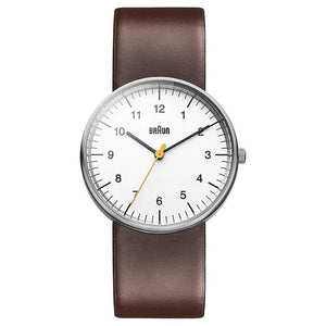 Braun Gents Classic White Watch BN0021WHBRG