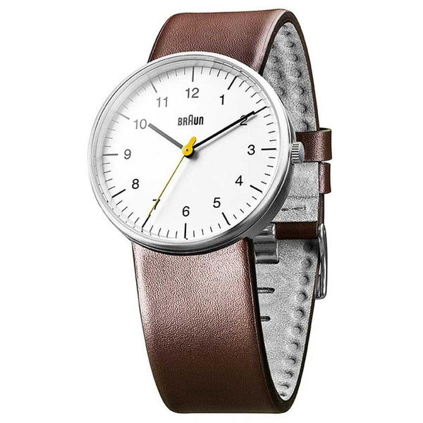 Braun Gents Classic White Watch BN0021WHBRG
