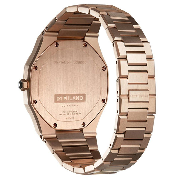 D1 Milano Ultra Thin Rose Gold Watch D1-UTBJ16