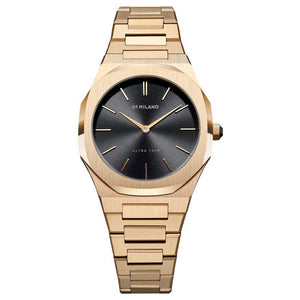 D1 Milano Ultra Thin Gold 34mm Watch D1-UTBL07