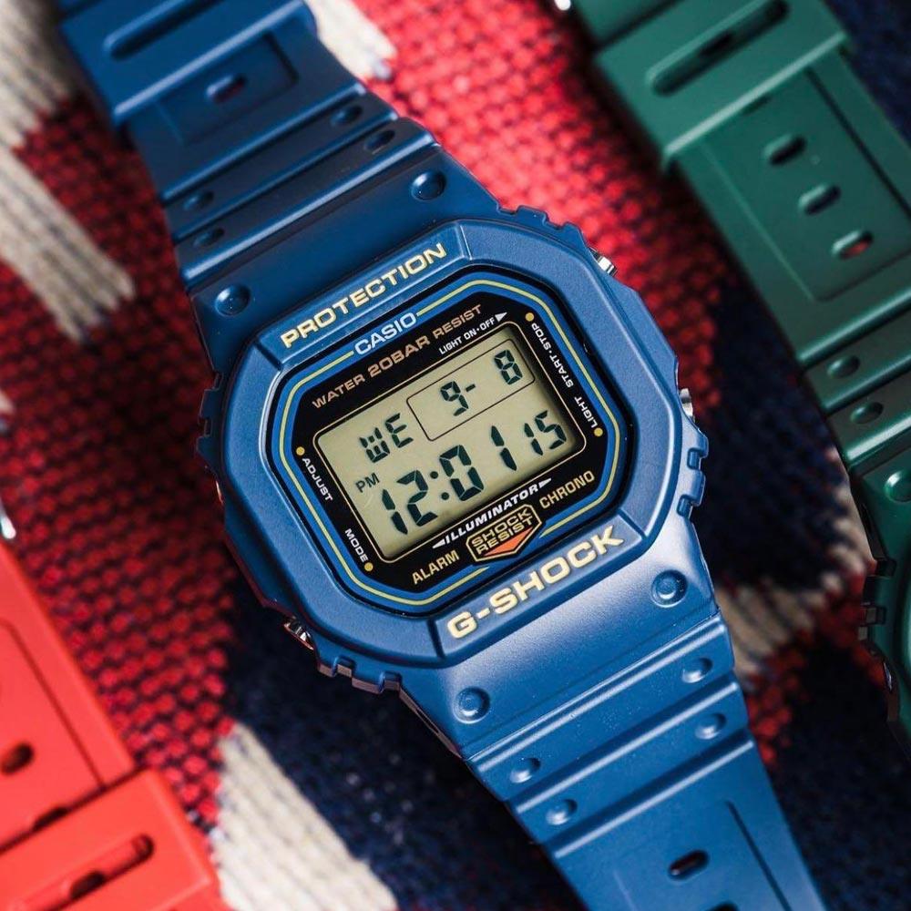 G shock blue online colour