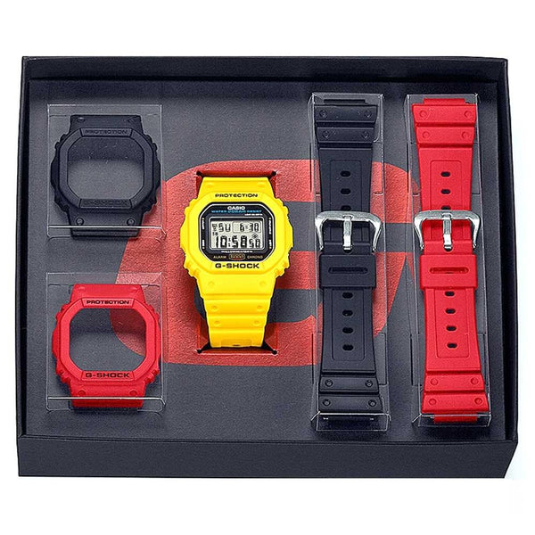 G-Shock Watch Yellow Limited Edition Set DWE-5600R-9