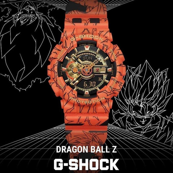 G-Shock x Dragon Ball Z Watch GA-110JDB-1A4