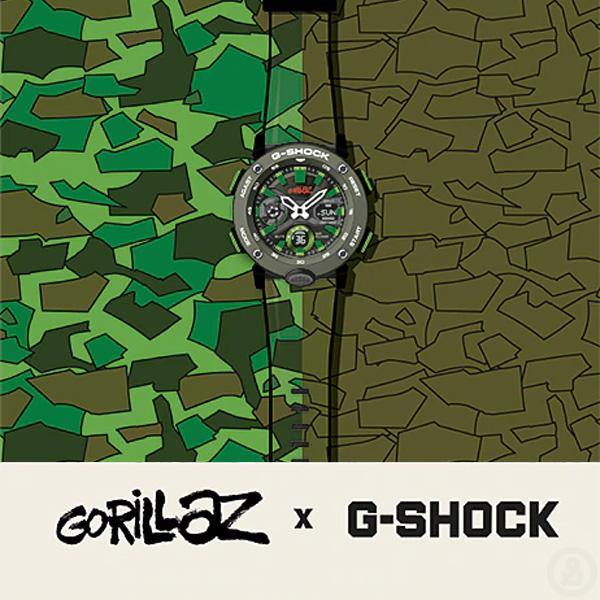 G-Shock x Gorillaz Watch GA-2000GZ-3A - Scarce & Co