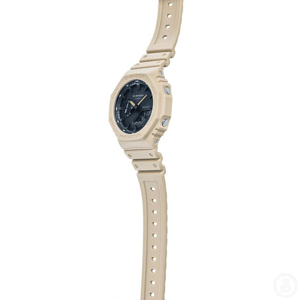 G-Shock Carbon Core Beige Watch GA-2100-5A