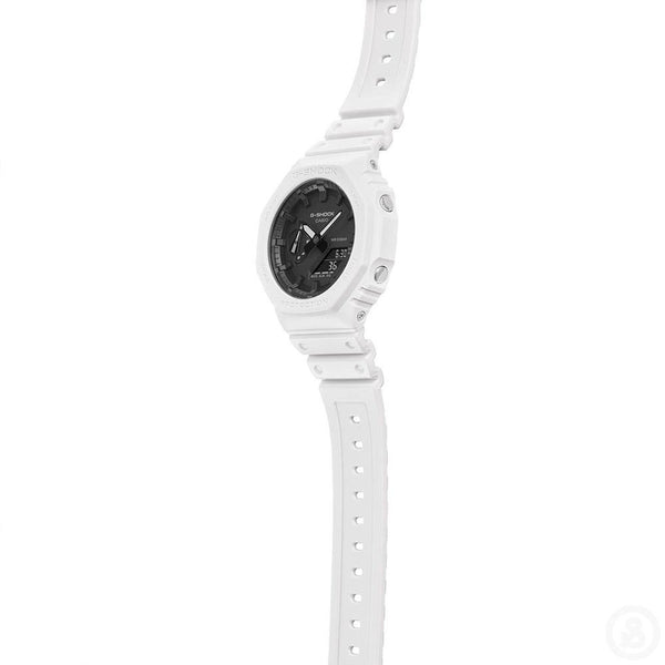 G-Shock Carbon Core White Watch GA-2100-7A