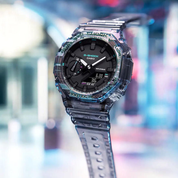 G-Shock Digital Glitch Blazing Watch GA-2100NN-1A