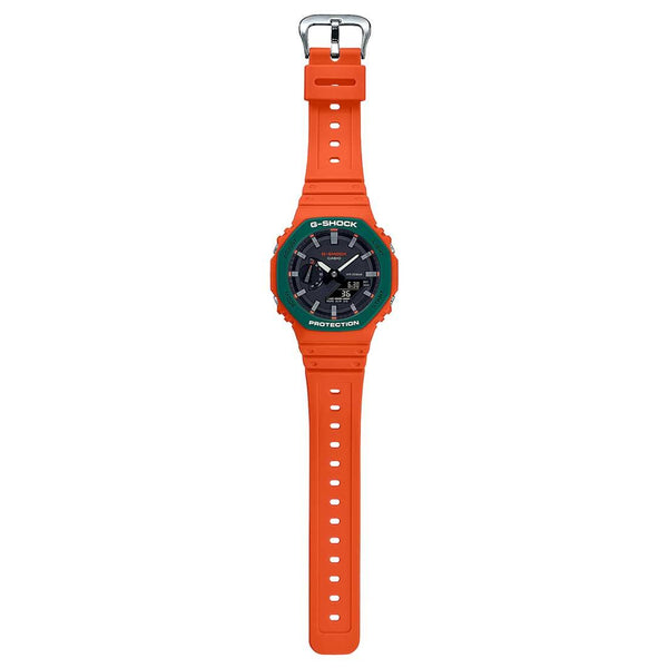 G-Shock Spirit Orange Green Colors Watch GA-2110SC-4A