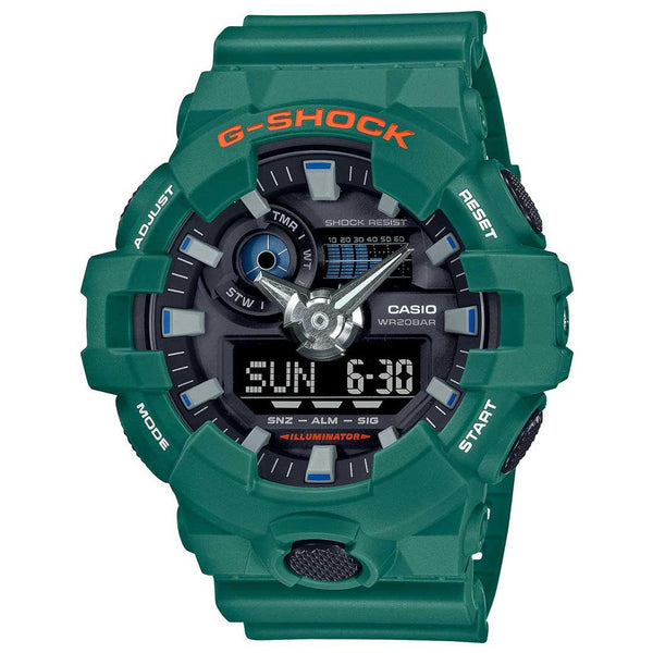 G-Shock Spirit Green Orange Colors Watch GA-700SC-3A