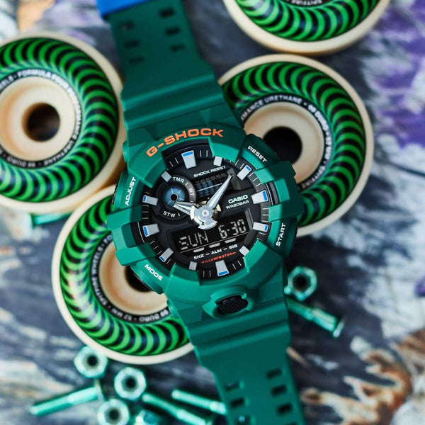 G-Shock Spirit Green Orange Colors Watch GA-700SC-3A