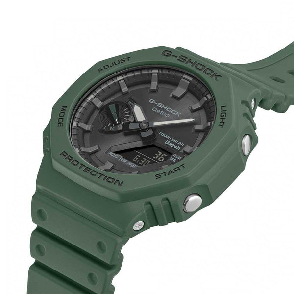 G-Shock Bluetooth CasiOak Green Watch GA-B2100-3A