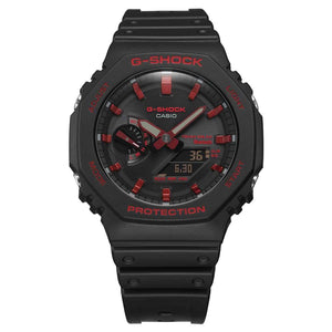G-Shock Bluetooth Black & Fiery Red Watch GAB2100BNR-1A