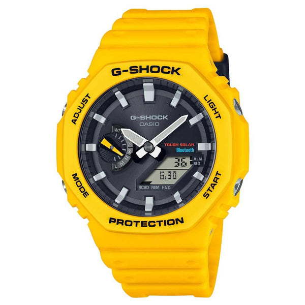 G-Shock Bluetooth CasiOak Yellow Watch GA-B2100C-9A