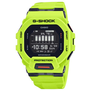 G-Shock G-Squad Green Yellow Watch GBD-200-9