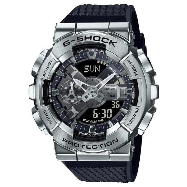 G-Shock Metal Silver Bezel Watch GM-110-1A