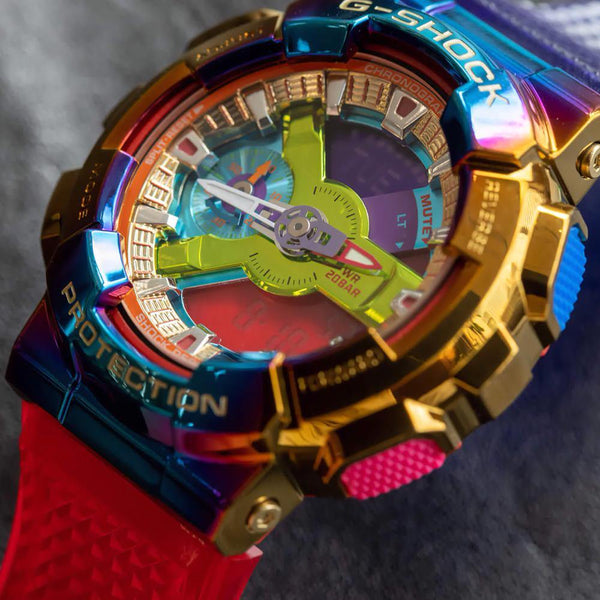 G-Shock Metal Rainbow Bezel Watch GM110RB-2A