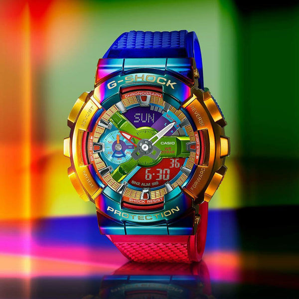 G-Shock Metal Rainbow Bezel Watch GM110RB-2A