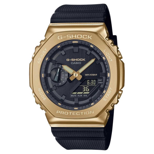 G-Shock Metal Black Gold Watch GM-2100G-1A9