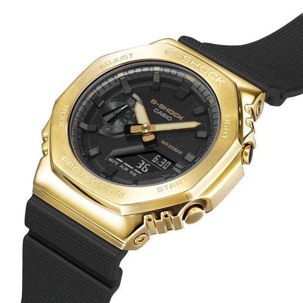 G-Shock Metal Black Gold Watch GM-2100G-1A9