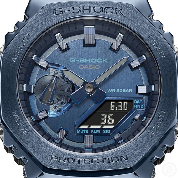 G-Shock Metal Clad Blue Watch GM-2100N-2A