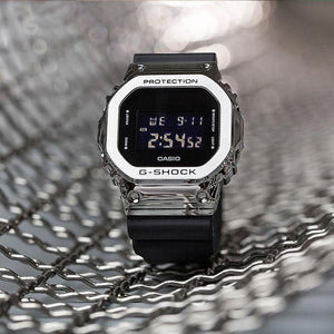 G-Shock Metal Case Silver Watch GM-5600-1