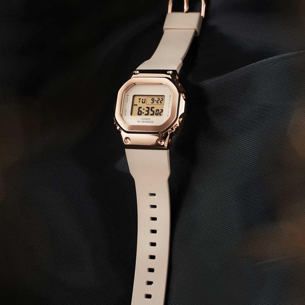 G-Shock Metal Clad Pink Gold Watch GM-S5600PG-4