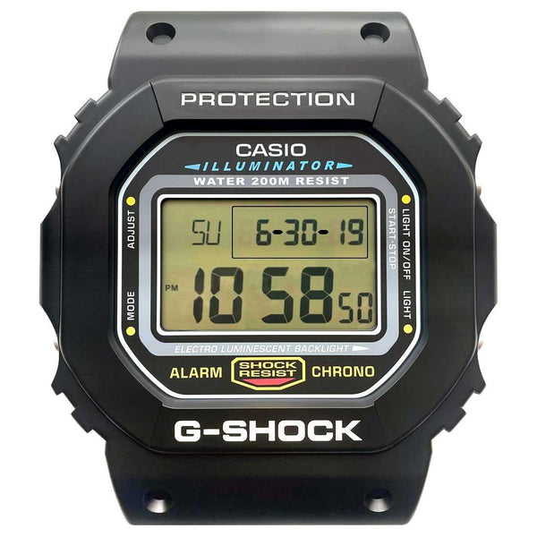Casio G-Shock Black Wall Clock DW-5600