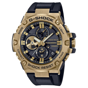 G-Shock G-Steel Black Gold Watch GST-B100GB-1A9
