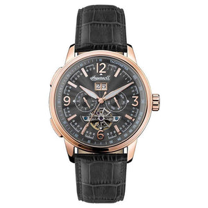 Ingersoll The Regent Automatic Rose Gold Black 47mm Watch I00302