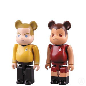 Bearbrick Star Trek Kirk & Uhura 100% - Scarce & Co