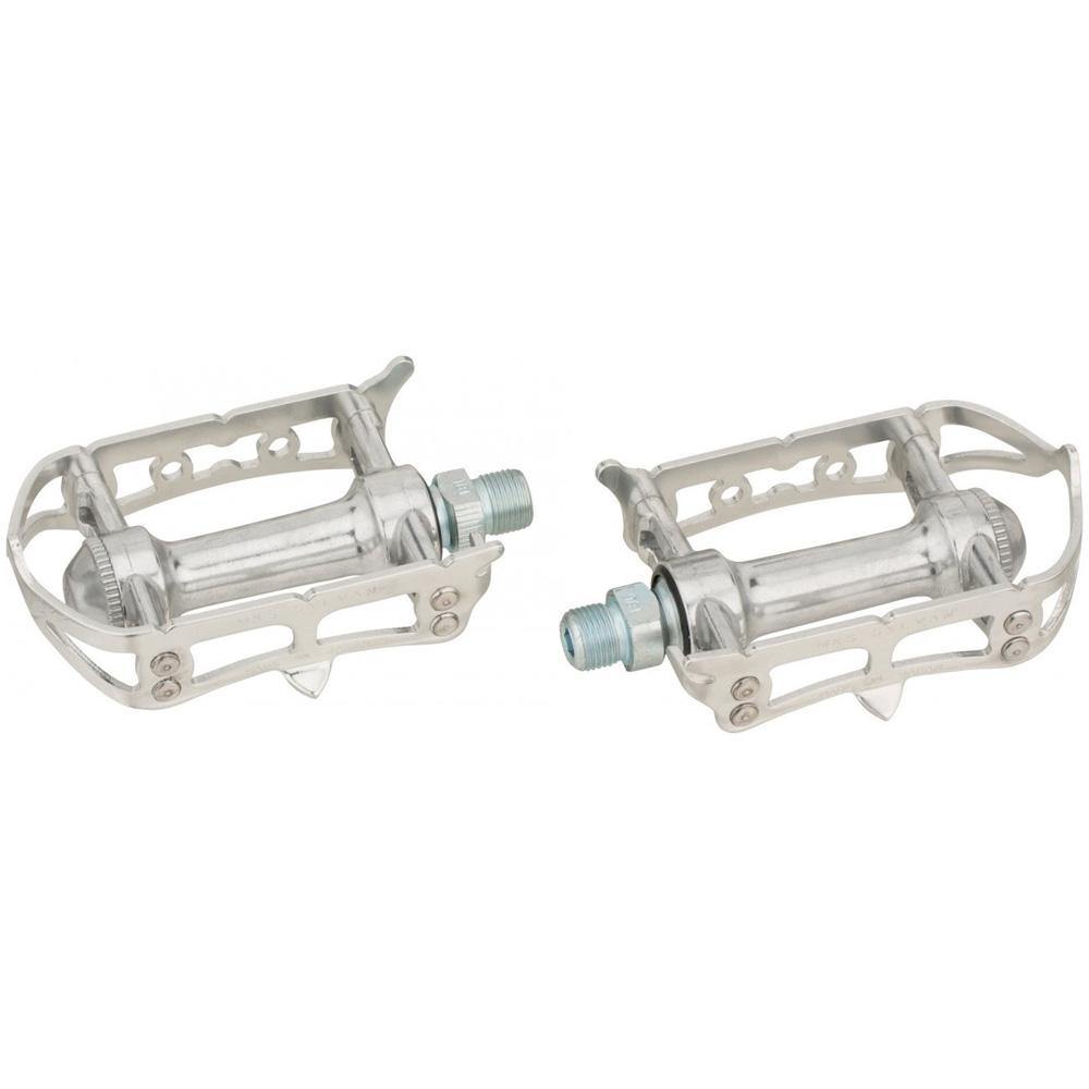classic bike pedals MKS Sylvan Alloy Road Pedals, Silver