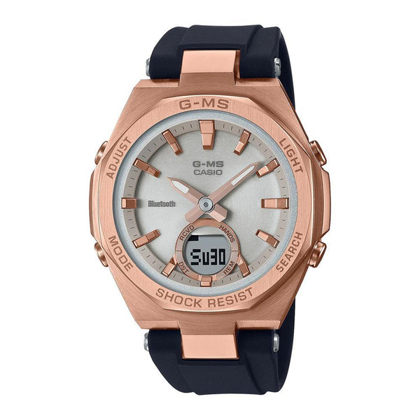 Baby-G G-MS Rose Gold Black Watch MSG-B100G-1A