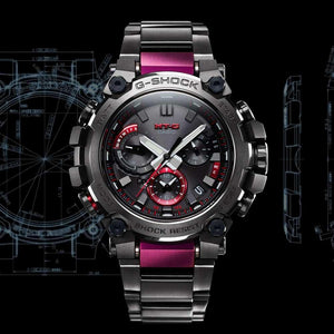 G-Shock MT-G Premium Grey Red Watch MTG-B3000BD-1A