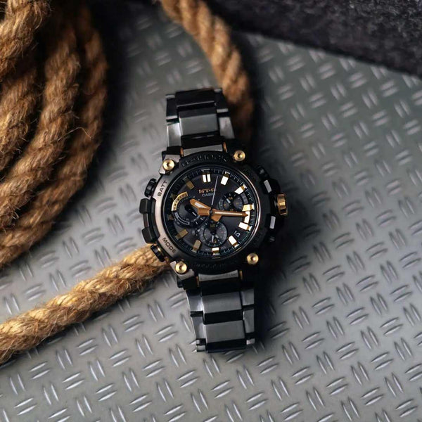 G-Shock MT-G Black Gold Watch MTG-B3000BDE-1A